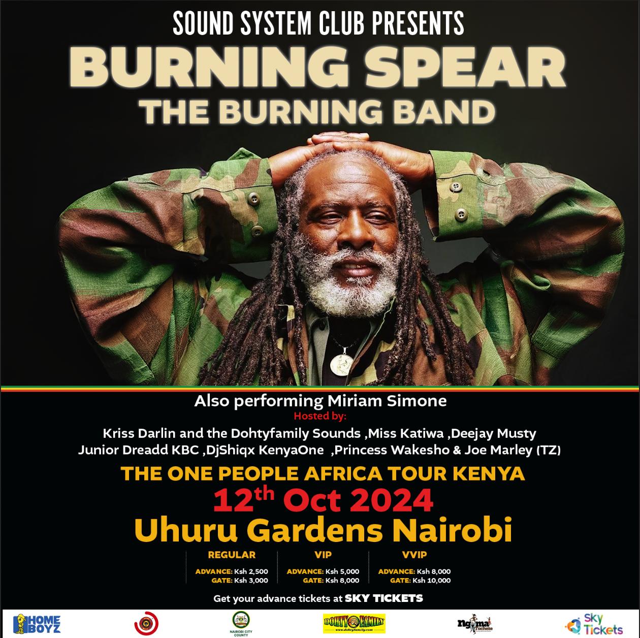 Burning Spear and the Burning Band LIVE